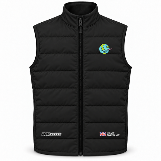 Girls Across The Grid Black Team Gilet
