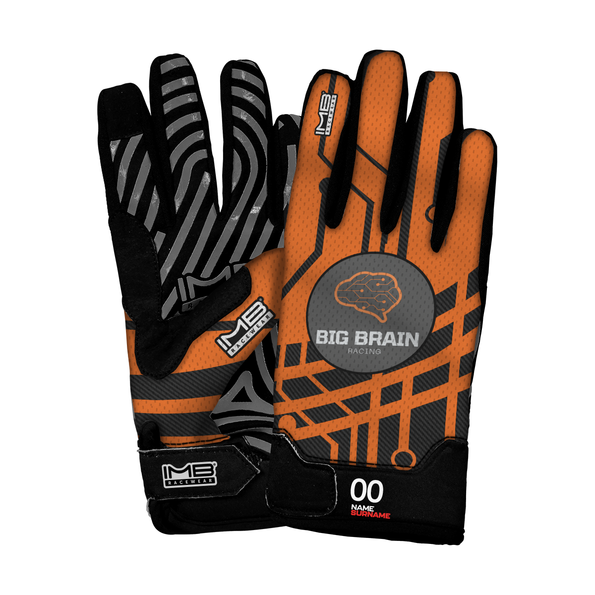 Big Brain Racing SSG-2 Short Sim Racing Gloves