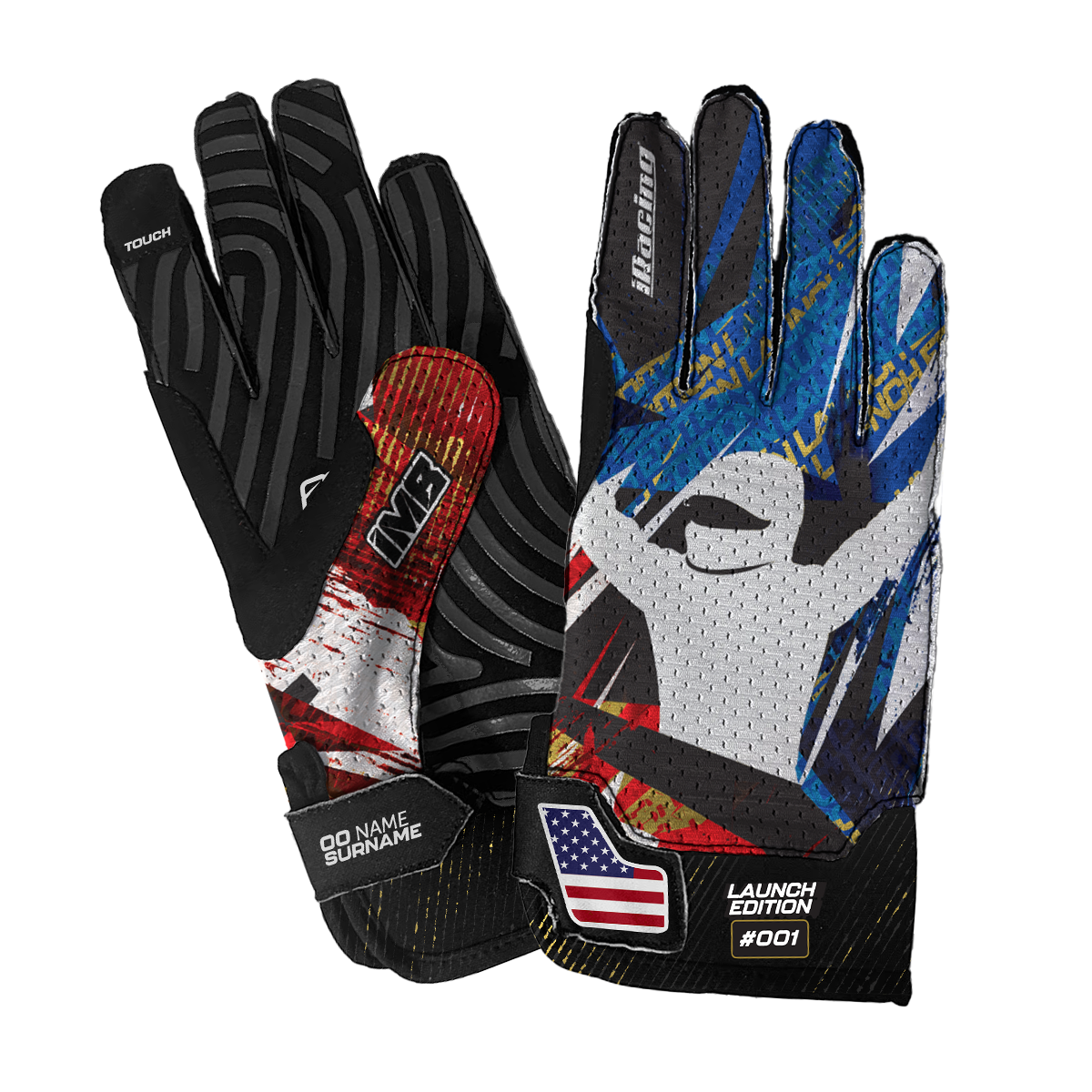 The LAUNCH EDITION iRacing SSGE-2 Short Sim Racing Gloves