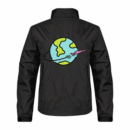 Girls Across The Grid Black Soft Shell Team Jacket