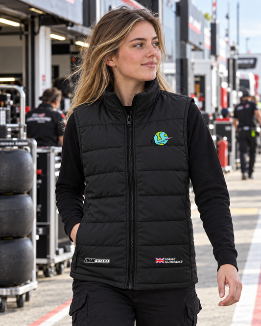 Girls Across The Grid Black Team Gilet