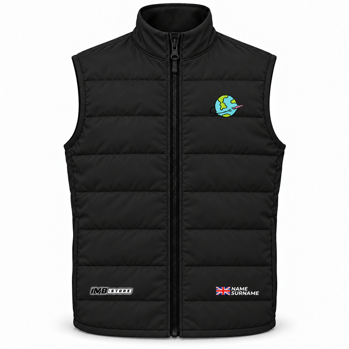 Girls Across The Grid Black Team Gilet