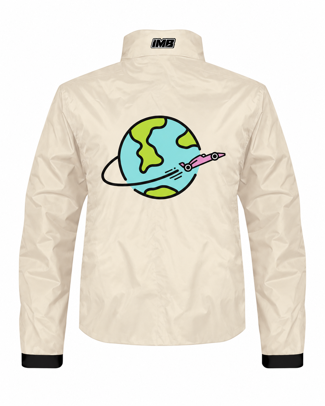 Girls Across The Grid Cream Soft Shell Team Jacket