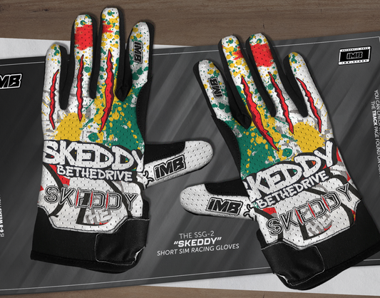 The SKEDDY SSG-2 Short Sim Racing Gloves