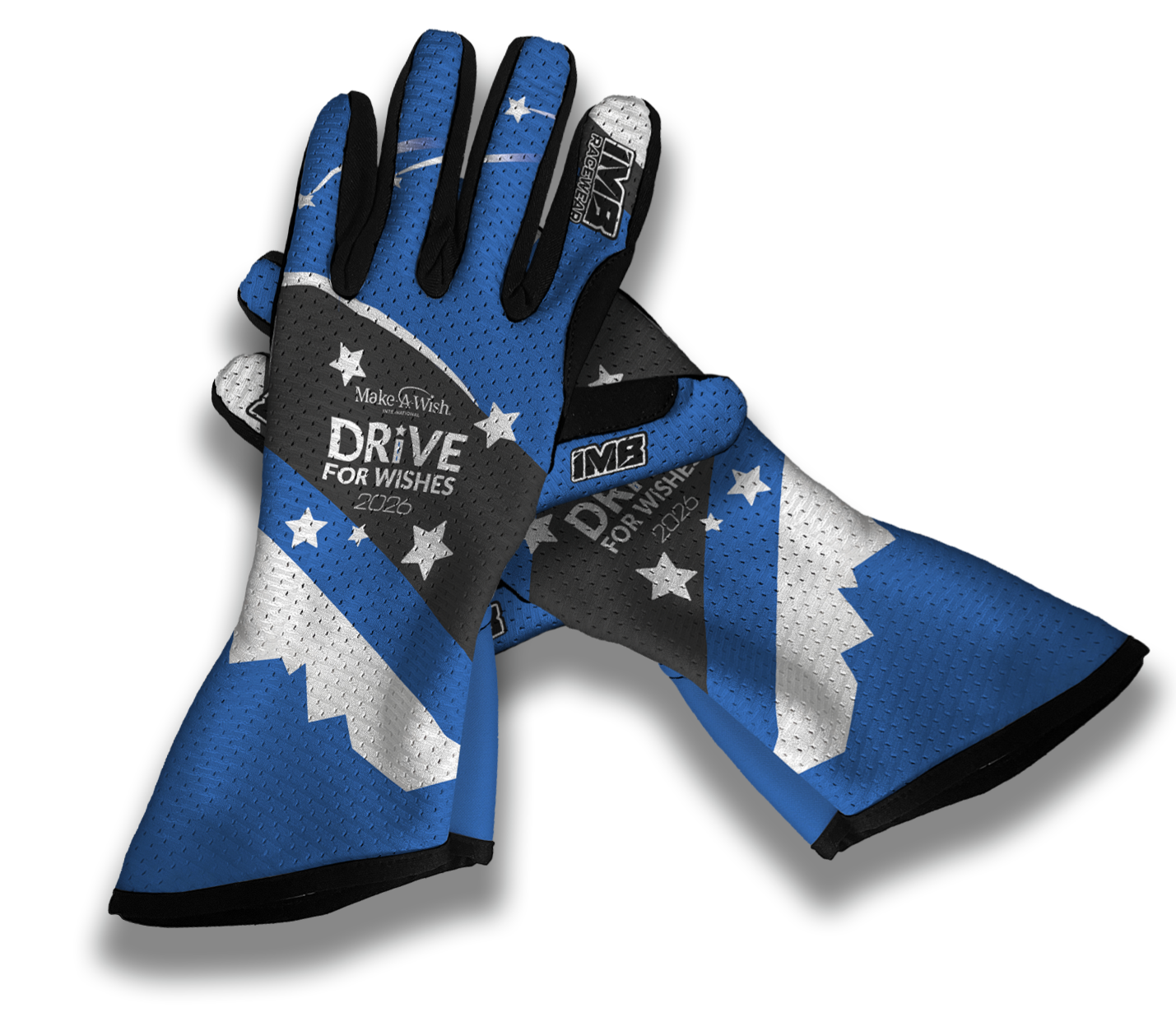 Sim Racing Globes Drive For Wishes 2026 LSG-2 Long Sim Racing Gloves – IMB Racewear