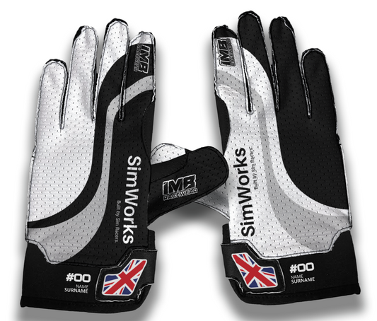 The SimWorks SSGE-2 Short Sim Racing Gloves