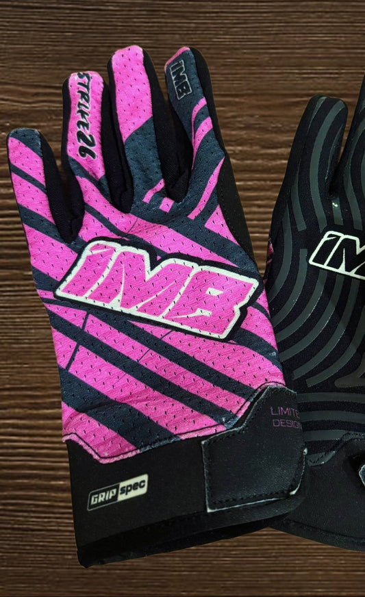 The STRIKE PINK 2026 SSG-2 Short Sim Racing Gloves