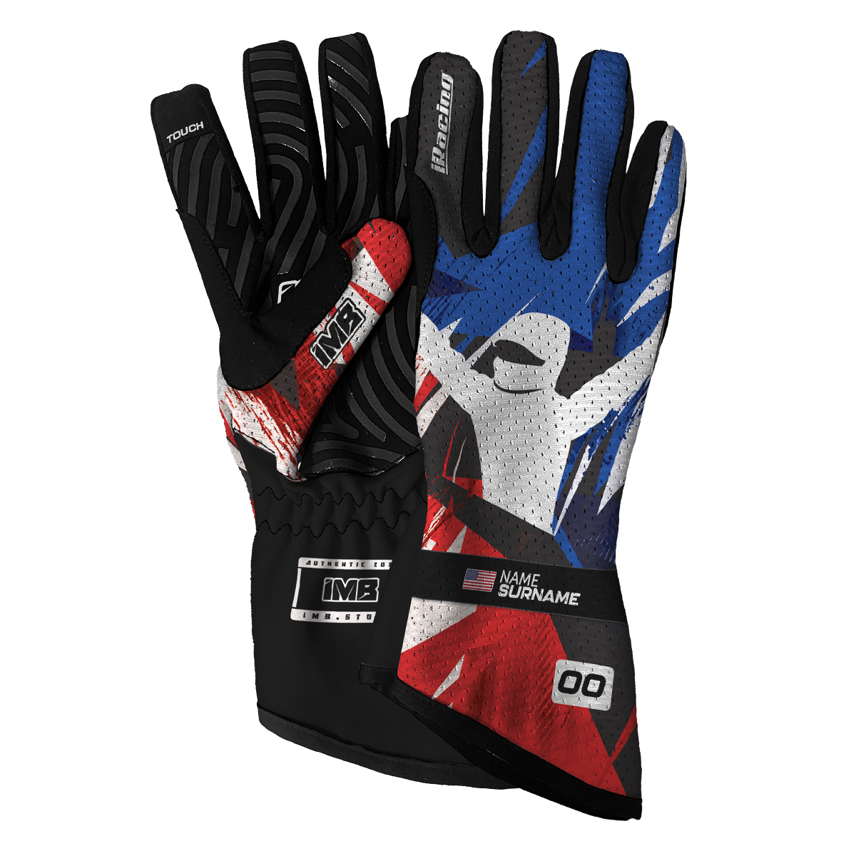 The iRacing Dominance LSG-2 Long Sim Racing Gloves