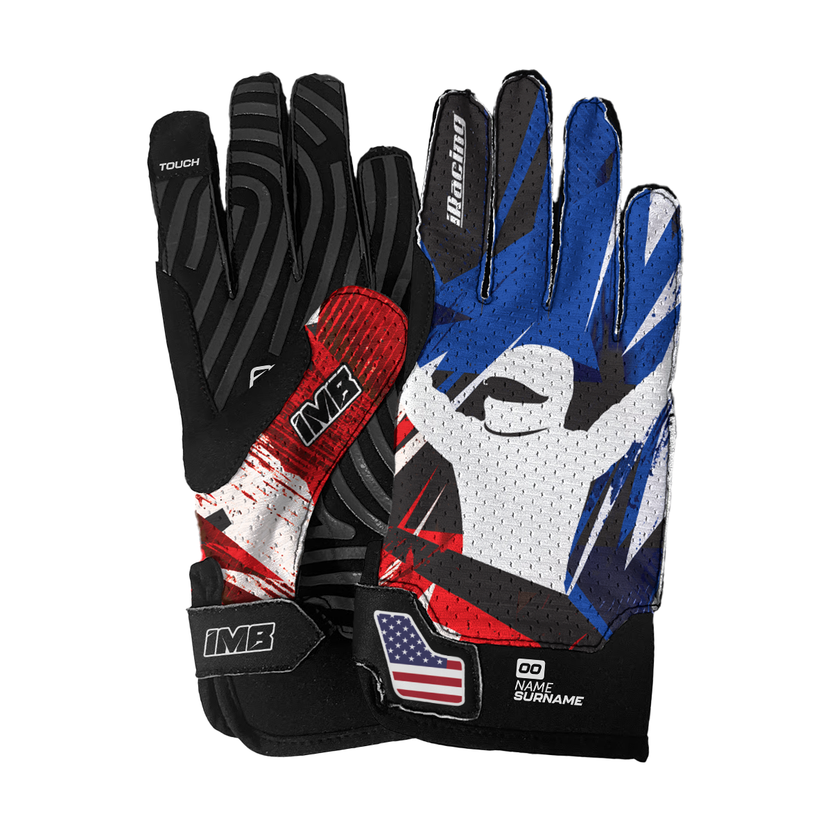 The iRacing Dominance SSGE-2 Short Sim Racing Gloves