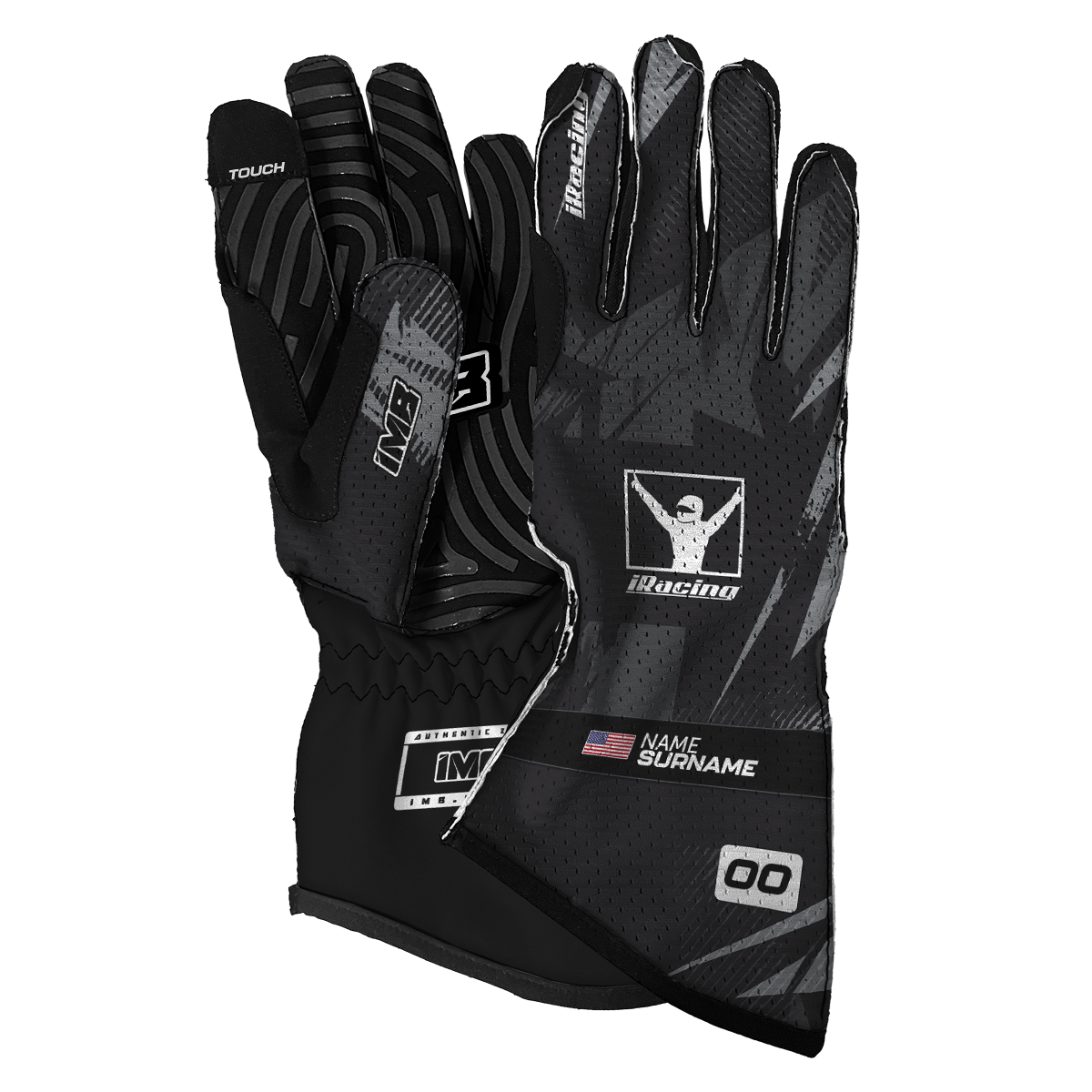 The iRacing Endurance LSGE-2 Long Sim Racing Gloves