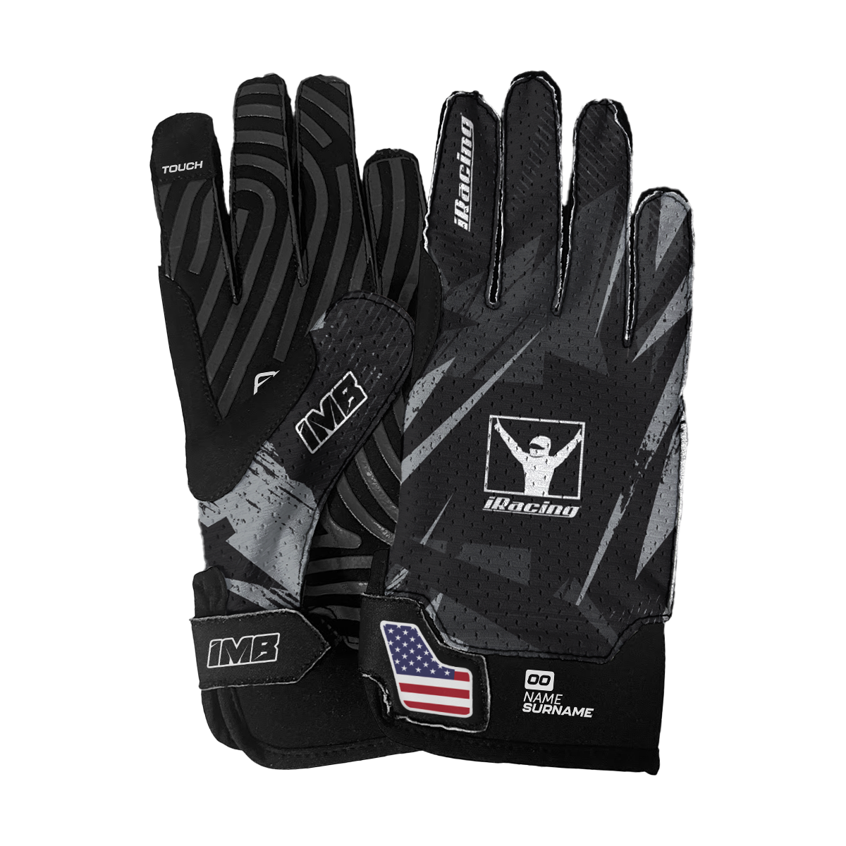 The iRacing Endurance SSGE-2 Short Sim Racing Gloves