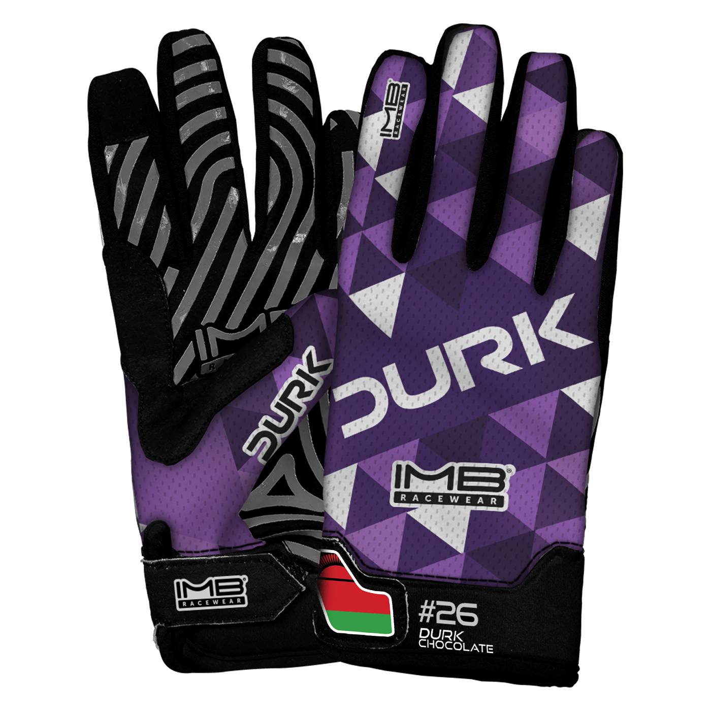 Durk Chocolate SSG-2 Short Sim Racing Gloves